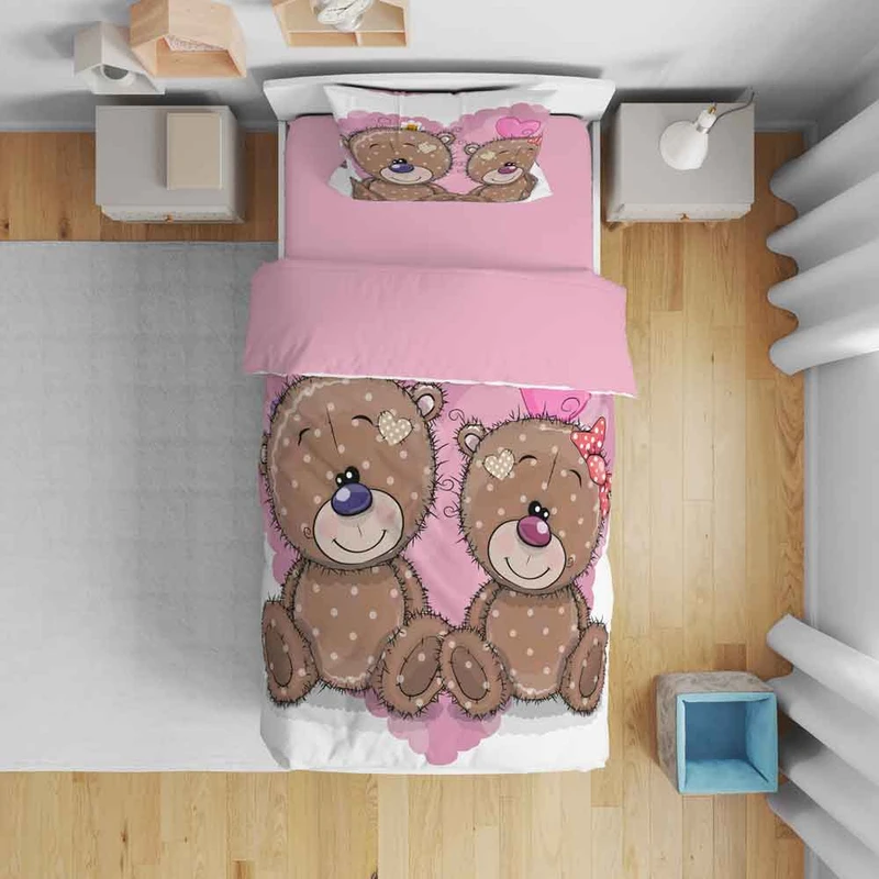 سرویس روتختی مدل خرسی T5836 تک نفره 5 تکه