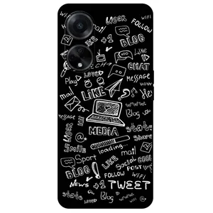 Megafone Social Media 1898 Cover For Oppo A98