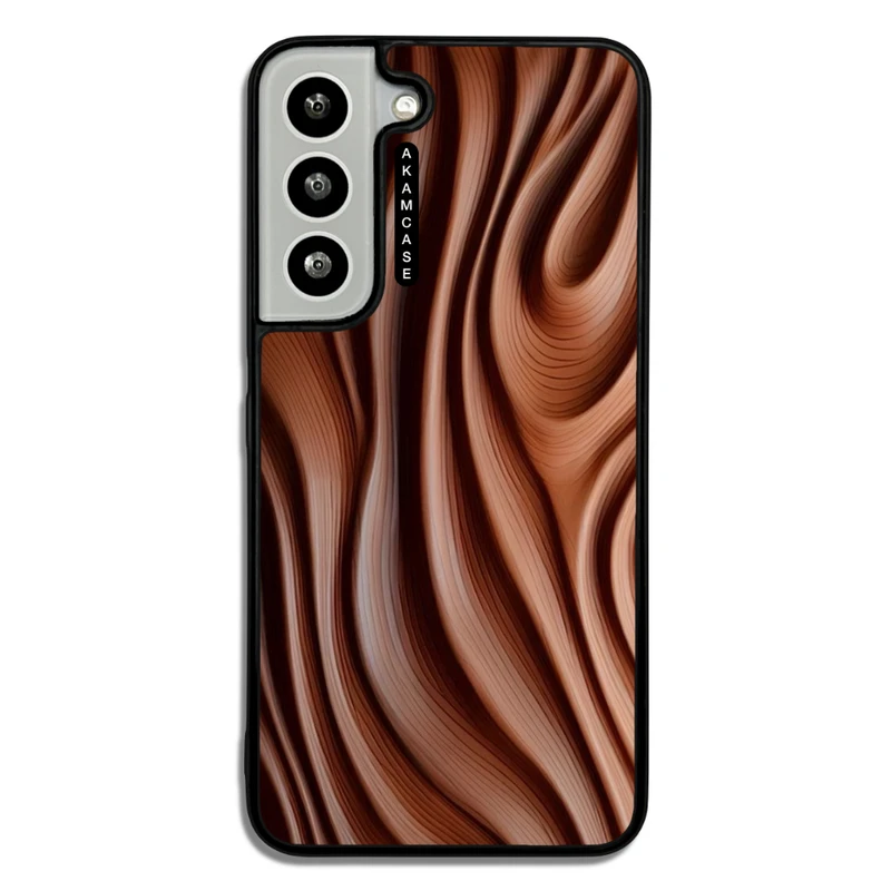 کاور آکام مدل AMC-WSGS22-WOOD-6 مناسب برای گوشی موبایل سامسونگ Galaxy S22