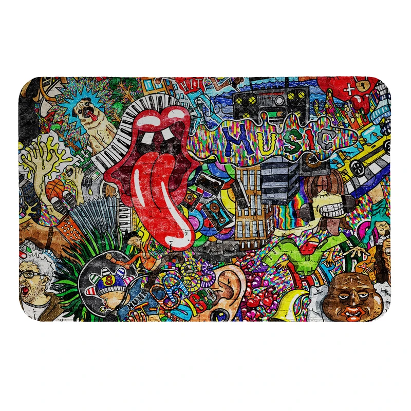 پادری طرح آشفته کد 6373 سایز 110 × 80 سانتی متر