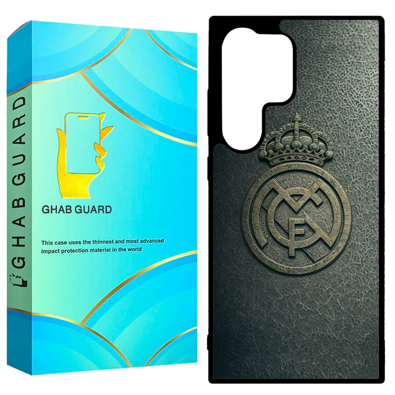 کاور قاب گارد طرح رئال مادرید مدل GCHPD24U مناسب برای گوشی موبایل سامسونگ Galaxy S24 Ultra 5G       