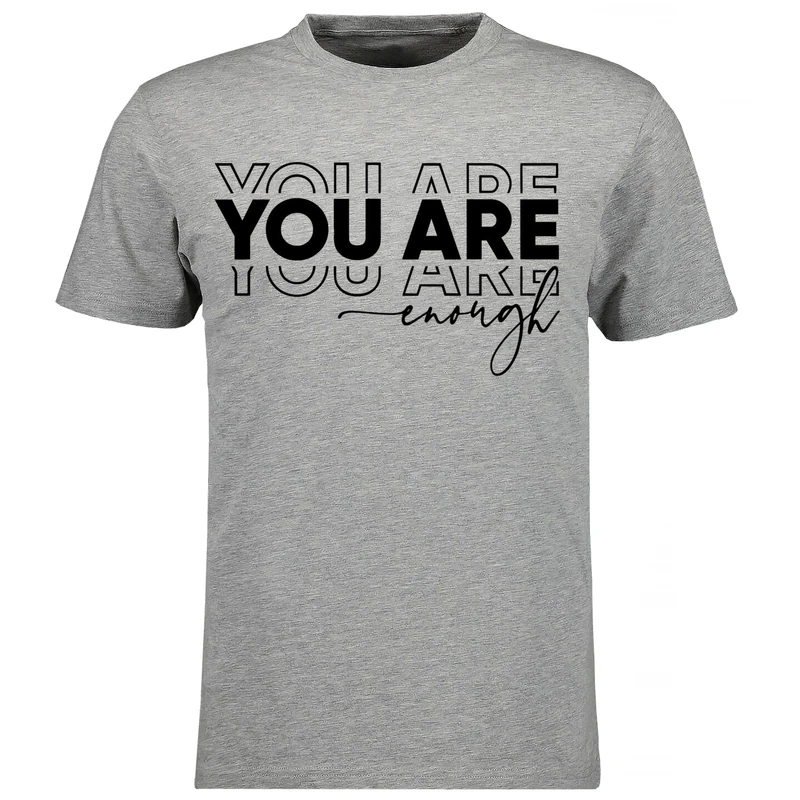 تی شرت آستین کوتاه مردانه مدل YOU ARE V70