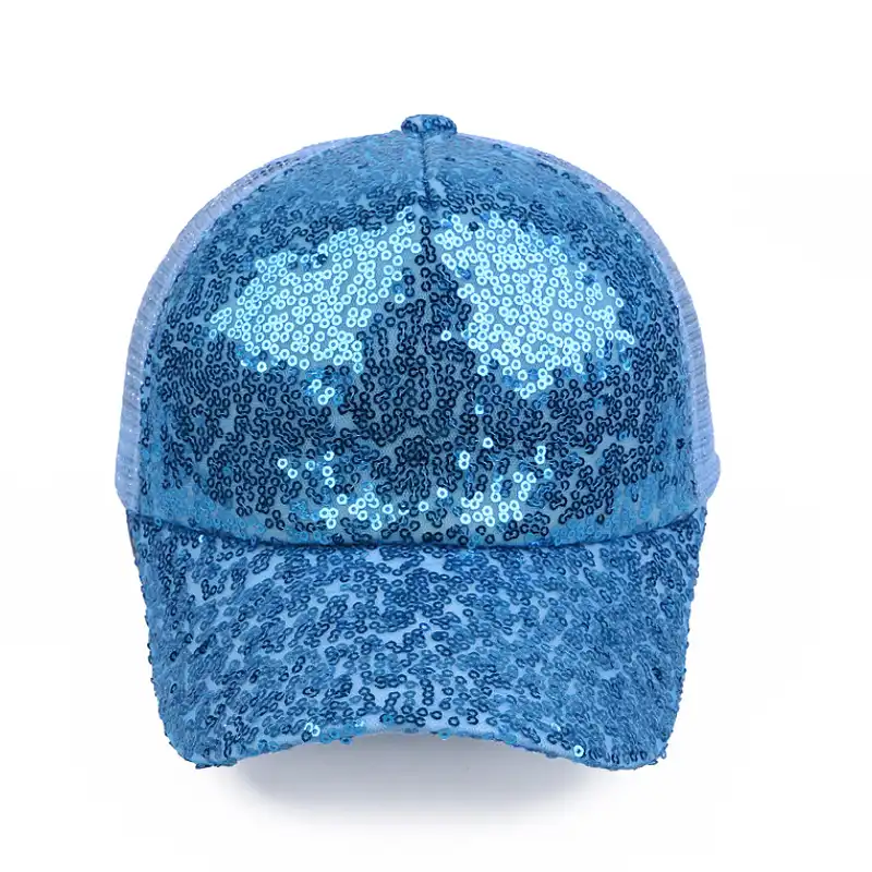 کلاه کپ مدل پشت تور طرح پولک دار