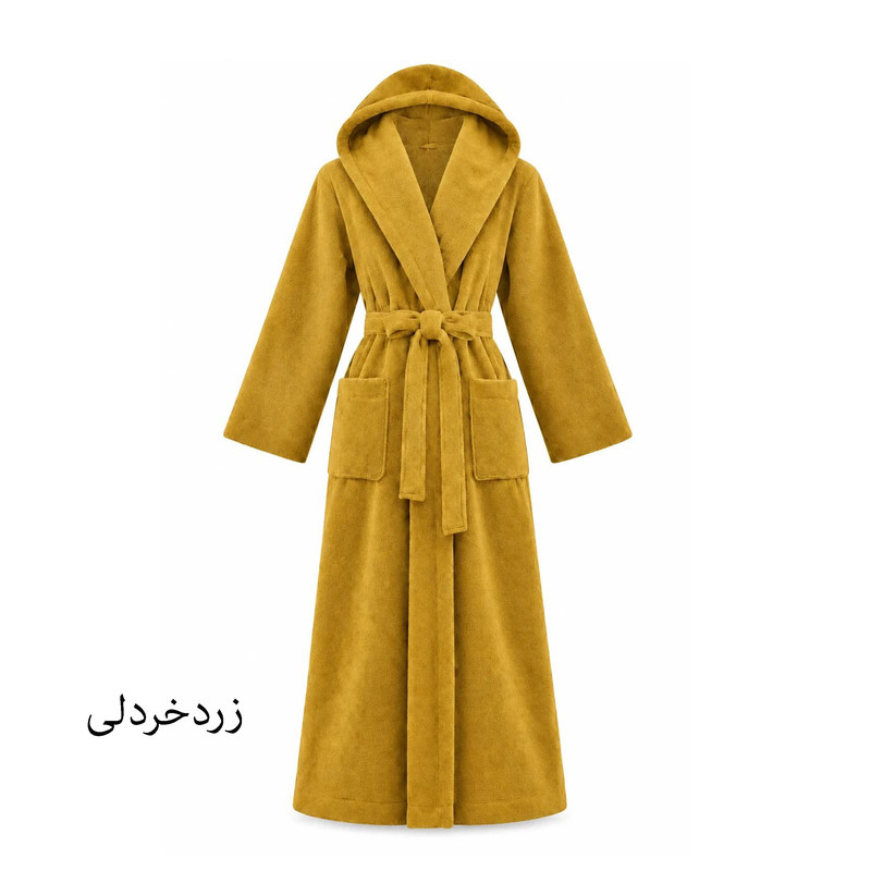 حوله پالتویی هنرمند مدل Classic Plain سایز ۱۴۵ مناسب قد ۱۸۰ الی ۲۱۰ سانتی متر