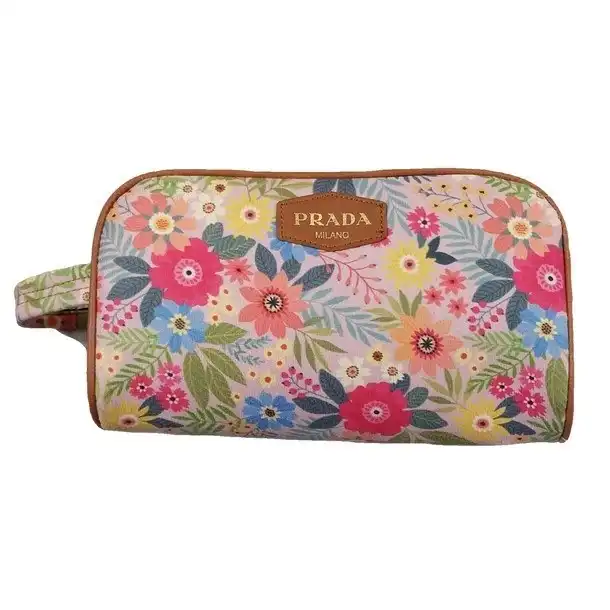 کیف لوازم آرایش زنانه مدل کالرفلاور کد 77