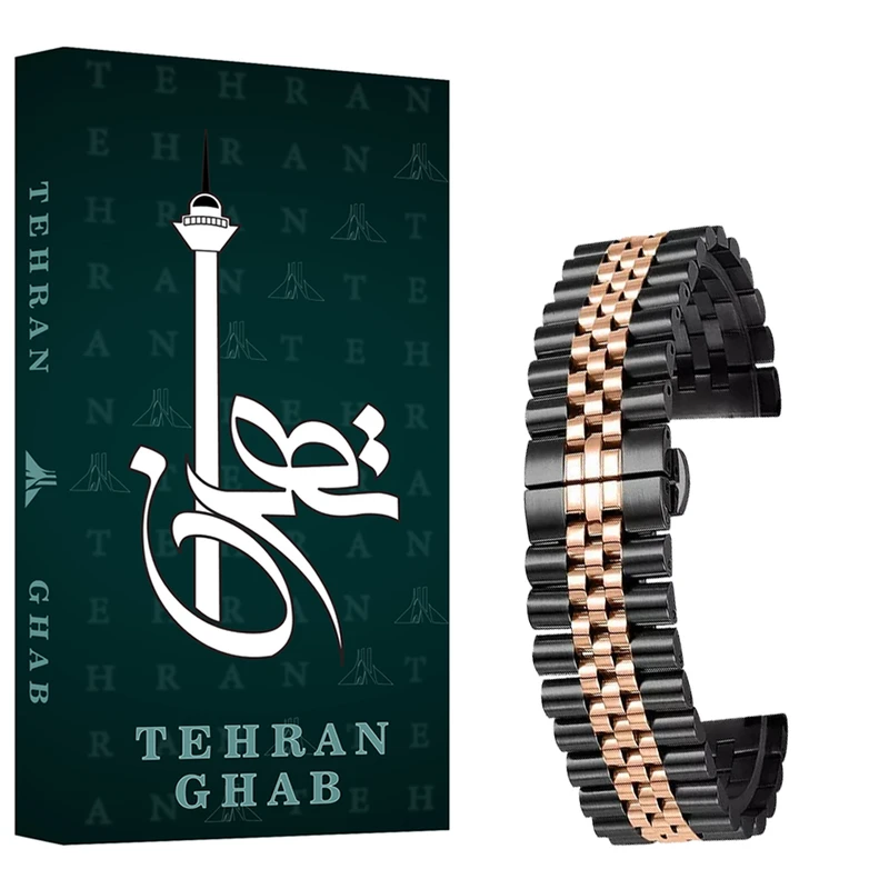 بند ساعت تهران قاب مدل TROLD مناسب برای ساعت هوشمند امیزفیت Active 2 20mm