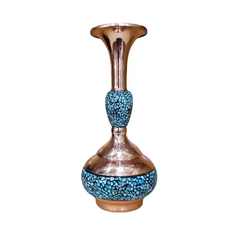 گلدان فیروزه کوبی کد 16