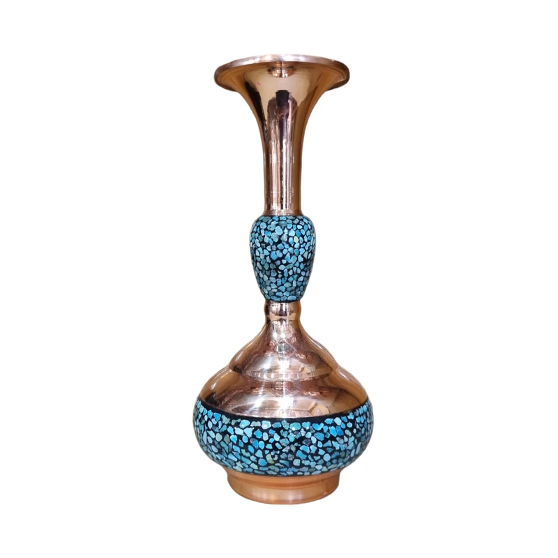 گلدان فیروزه کوبی کد 16
