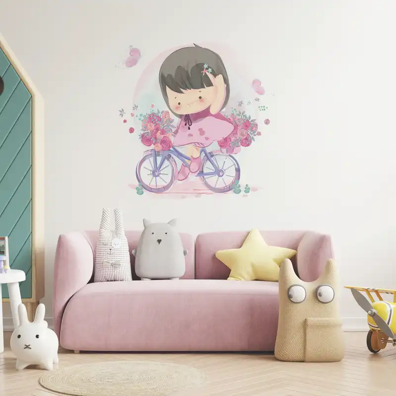 استیکر دیواری کودک مدل بهار
