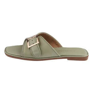 صندل زنانه چرم مشهد مدل J2756-037