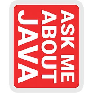استیکر لپ تاپ طرح ask-me-about-java کدST95