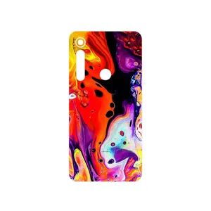 MAHOOT Abstract Oil Art Cover Sticker for Motorola One Macro