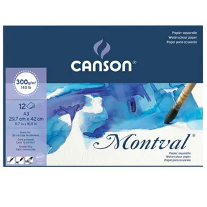 مقوا آبرنگ کانسون کد 300g سایز 42×30 سانتی متر بسته 12 عددی 