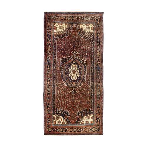 فرش دستبافت چهار و نیم متری طرح کردی کد 9.97.735