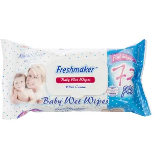 دستمال مرطوب فرش میکر مدل Cream - بسته 72 عددی