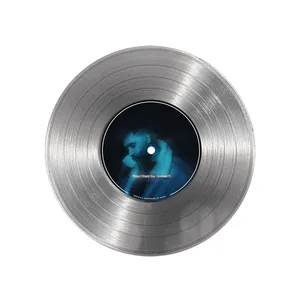 تابلو نیپ آرت طرح دیسک گرامافون مدل 9137 فریم نقره ای