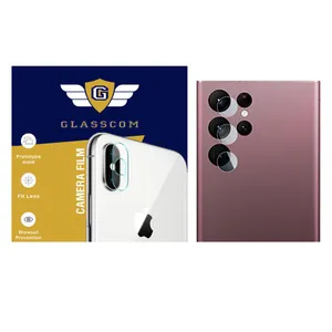 محافظ لنز دوربین گلس کام مدل GCL-S22U مناسب برای گوشی موبایل سامسونگ Galaxy S22 Ultra