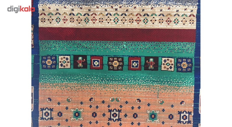 گبه ماشینی دنیز طرح 2681K زمینه آبی