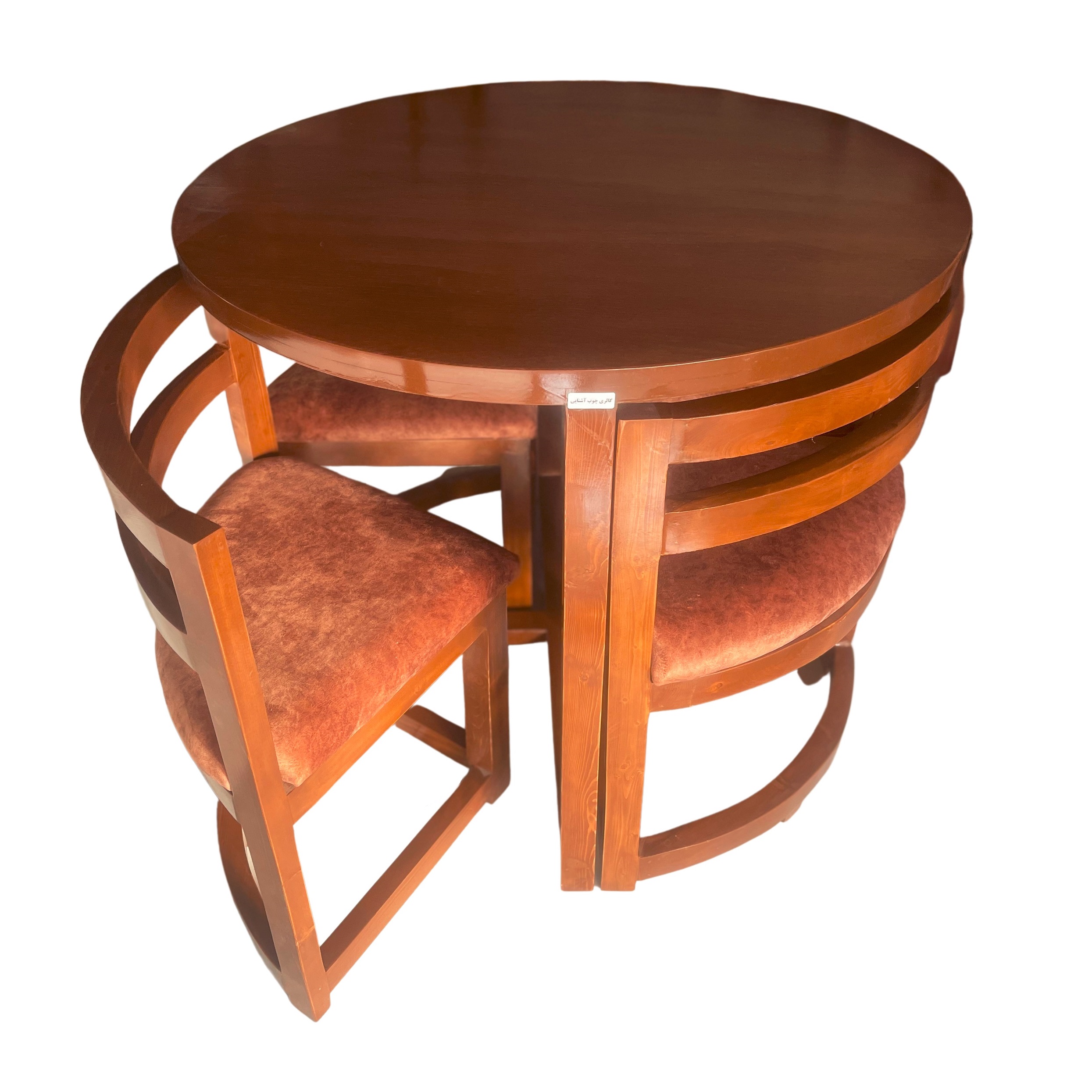 میز و صندلی ناهارخوری 4 نفره گالری چوب آشنایی مدل Ro-005