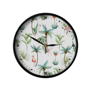 ساعت دیواری مدوپد طرح نخل فلامینگو مدل PAT00043