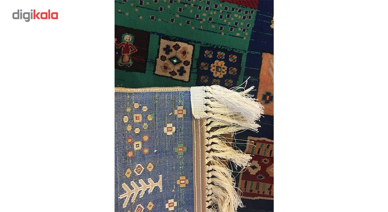 گبه ماشینی دنیز طرح 2681K زمینه آبی