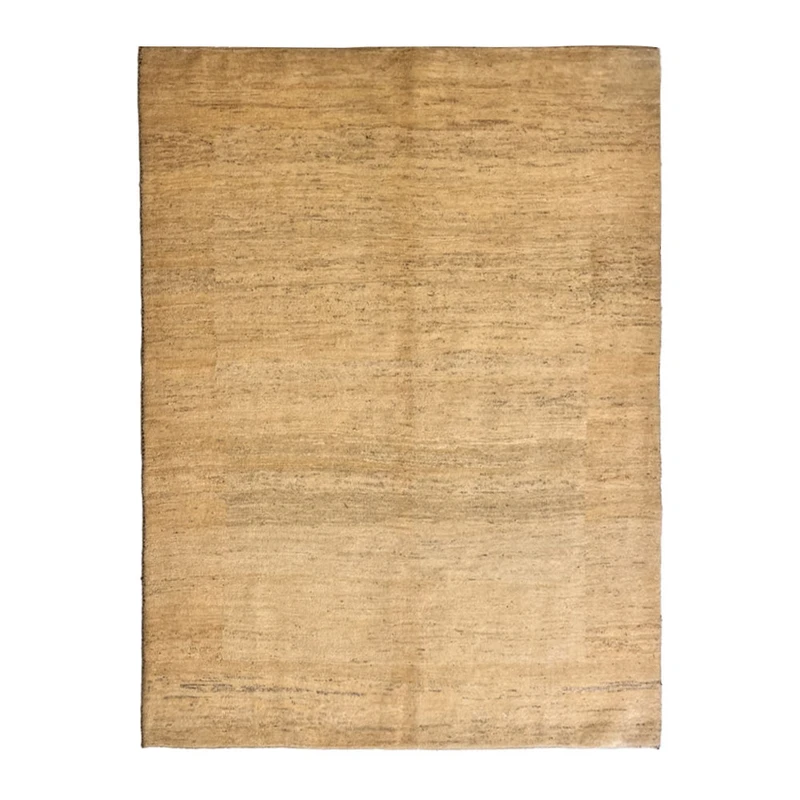  گبه دستبافت قشقایی سه متری کد NKP.RJ0020 زمینه کرم