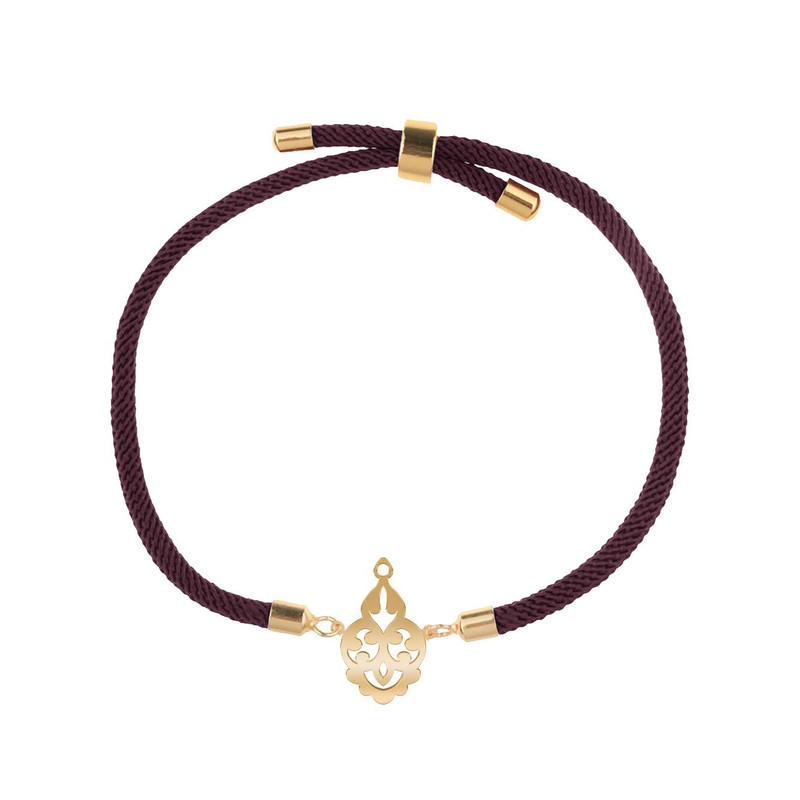 دستبند طلا 18 عیار زنانه مدوپد مدل اسلیمی کد D11-10626