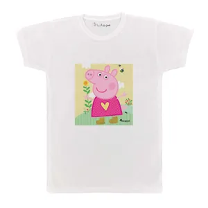 تی شرت بچگانه پرمانه طرح پپا پیگ کد pmt.4747