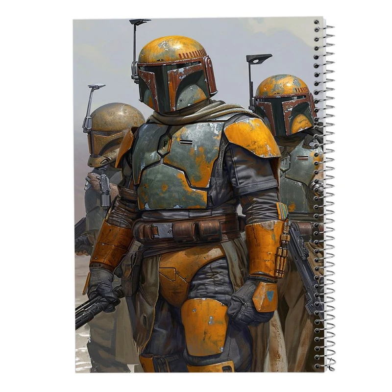 دفتر ژورنال نویسی 50 برگ مدوپد مدل نقطه ای طرح جنگ ستارگان کد DF15022