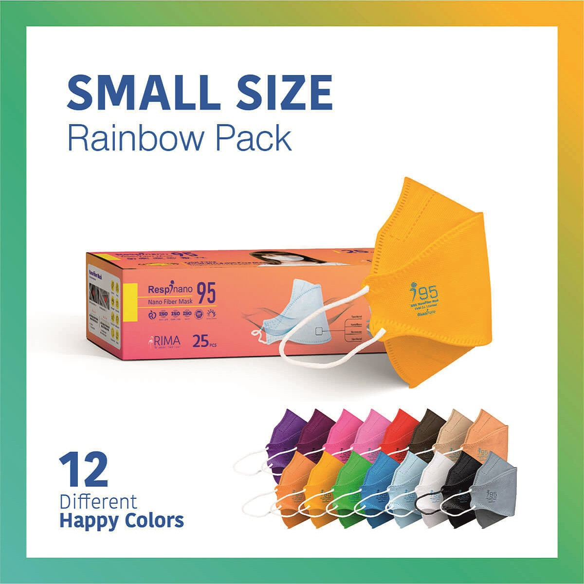 ماسک تنفسی ریما مدل ر N95  بسته 25 عددی