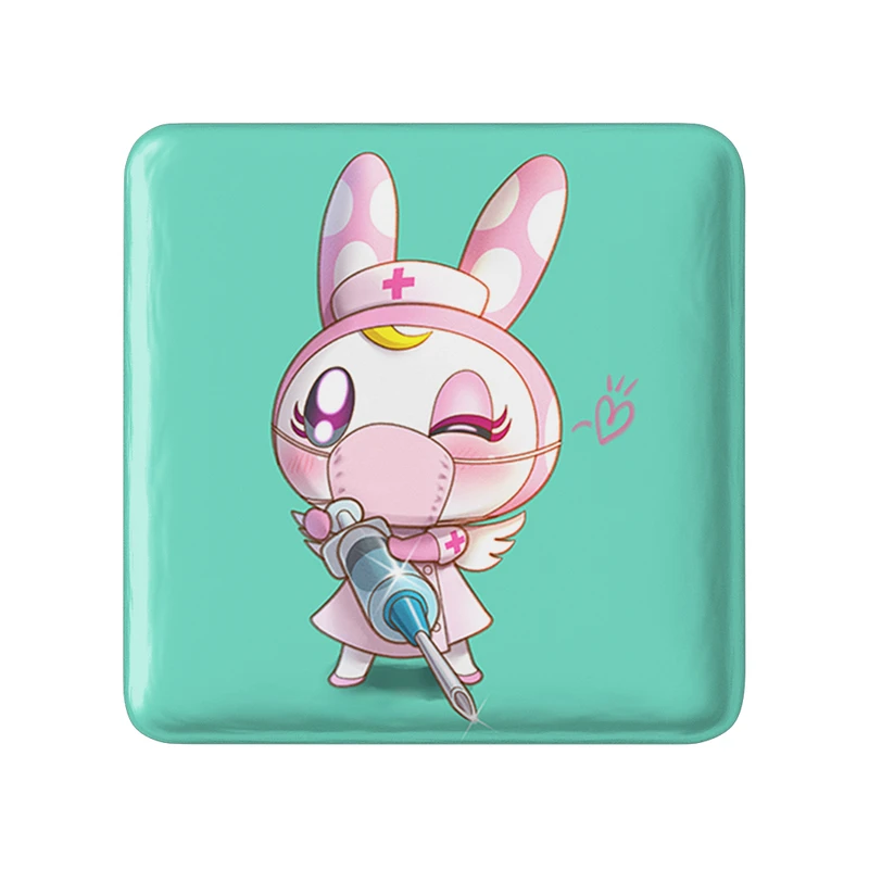 مگنت خندالو طرح بازی انیمال کراسینگ (Animal Crossing) مدل مربعی کد 32632