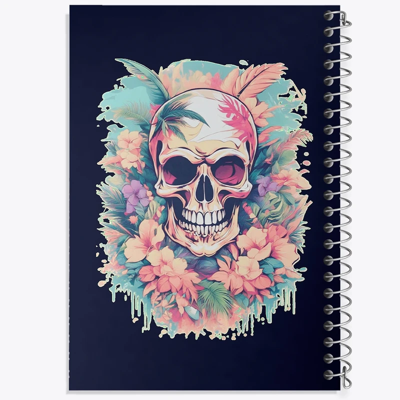 دفتر مشق 50 برگ خندالو طرح اسکلت (Skeleton) کد F2753