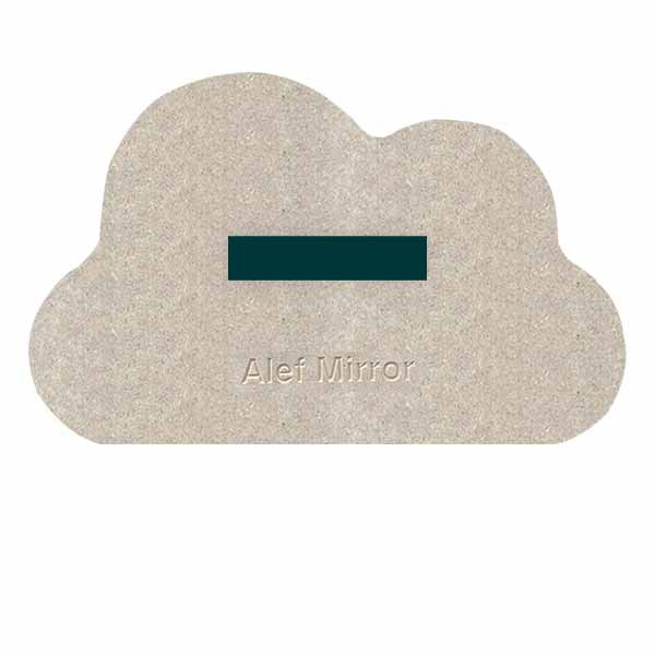 آینه سرویس بهداشتی الف مدل بک لایت طرح ابر کد BA-50-40