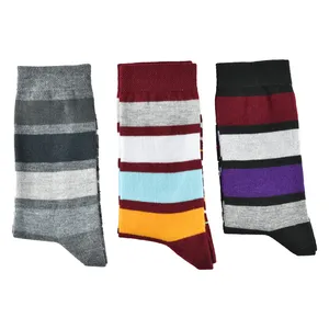 جوراب بچگانه مدل خط دار بسته 3 عددی