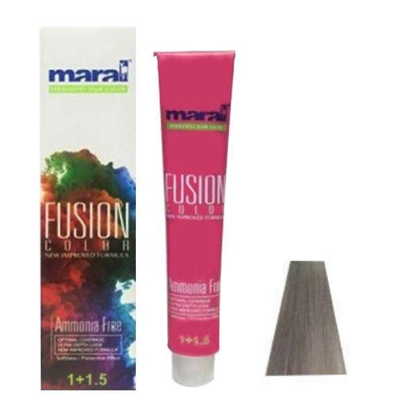 رنگ مو مارال مدل Fusion شماره 5.101 حجم 100 میلی لیتر رنگ خاکستری سربی