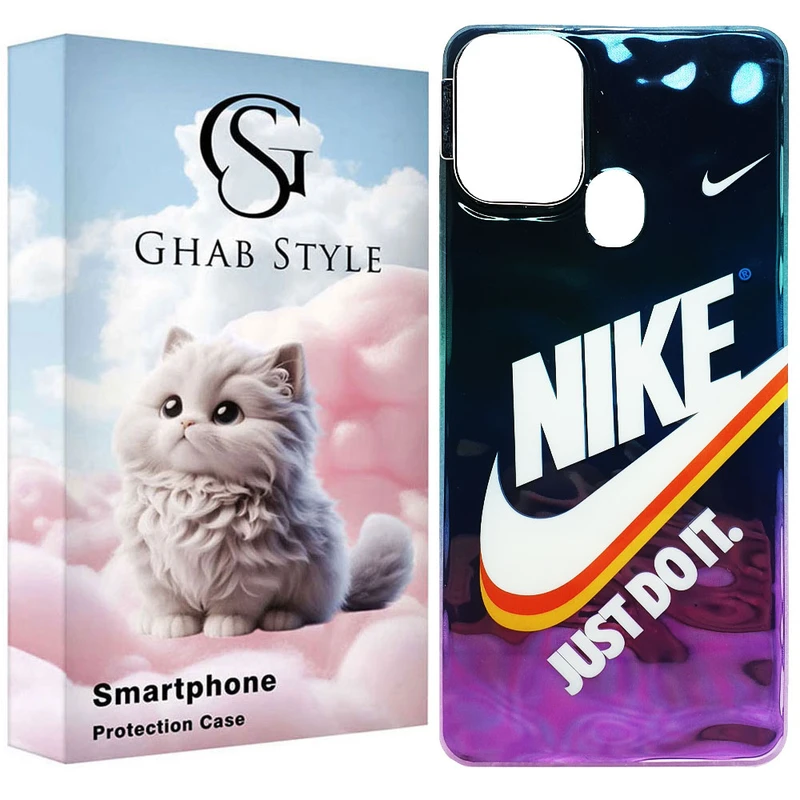 کاور قاب استایل مدل نایک مناسب برای گوشی موبایل سامسونگ Galaxy A21s