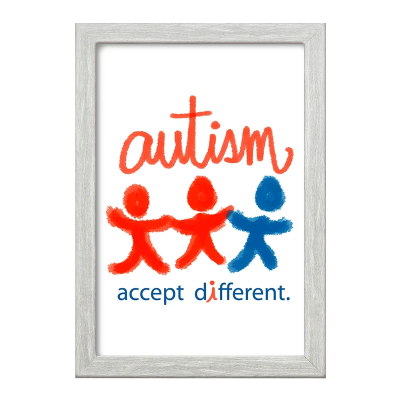 تابلو خندالو طرح اتیسم Autism کد 26759