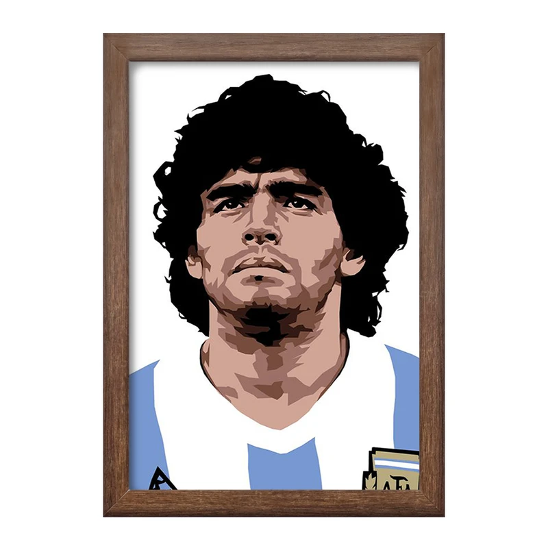 تابلو خندالو طرح مارادونا  کد 2123