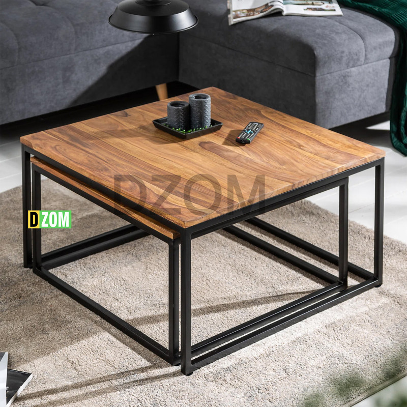 میز پذیرایی دیزم مدل CO_H100_80_BRN بسته 2 عددی میز پذیرایی دیزم مدل CO_H100_80_BRN بسته 2 عددی