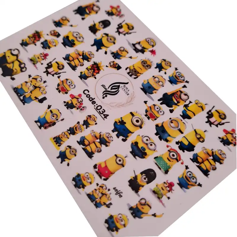 برچسب لنز ناخن مدل 034