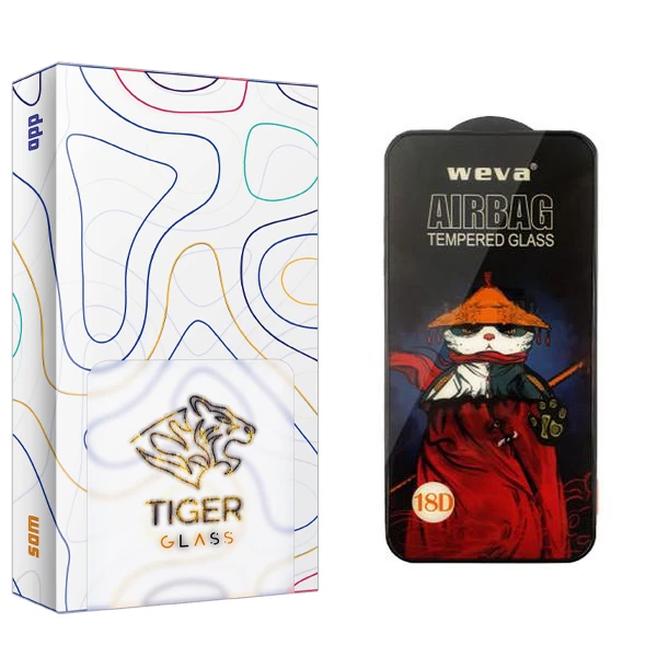 محافظ صفحه نمایش تایگر گلس مدل SAM2 Air Bag مناسب برای گوشی موبایل اپل iPhone 13