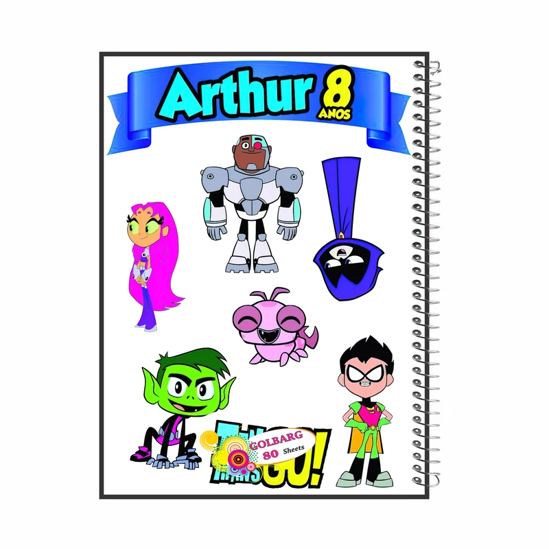 دفتر مشق 80 برگ گلبرگ طرح بن تن کد 80966