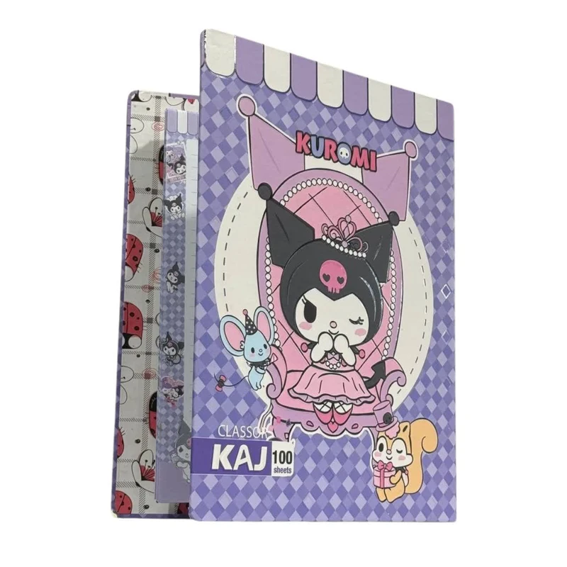 دفتر کلاسوری 100 برگ کاج مدل کرومی مدل 77720