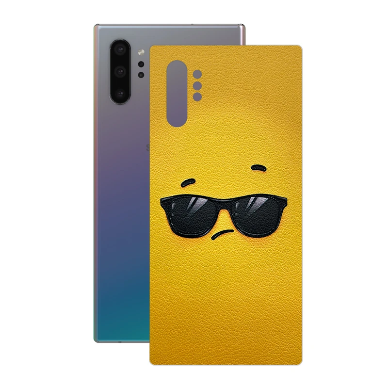 برچسب پوششی ریمکس مدل Leth طرح عینکی مناسب برای گوشی موبایل سامسونگ Galaxy Note 10 Plus
