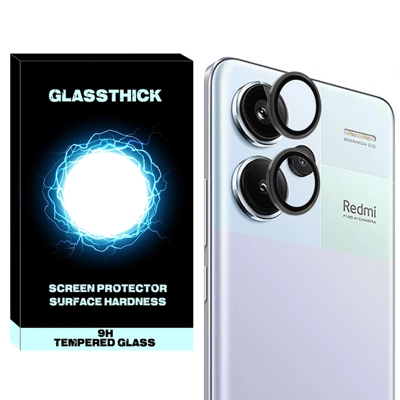 محافظ لنز دوربین گلستیک مدل Ring-Metal-GL مناسب برای گوشی موبایل شیائومی Redmi Note 13 pro plus