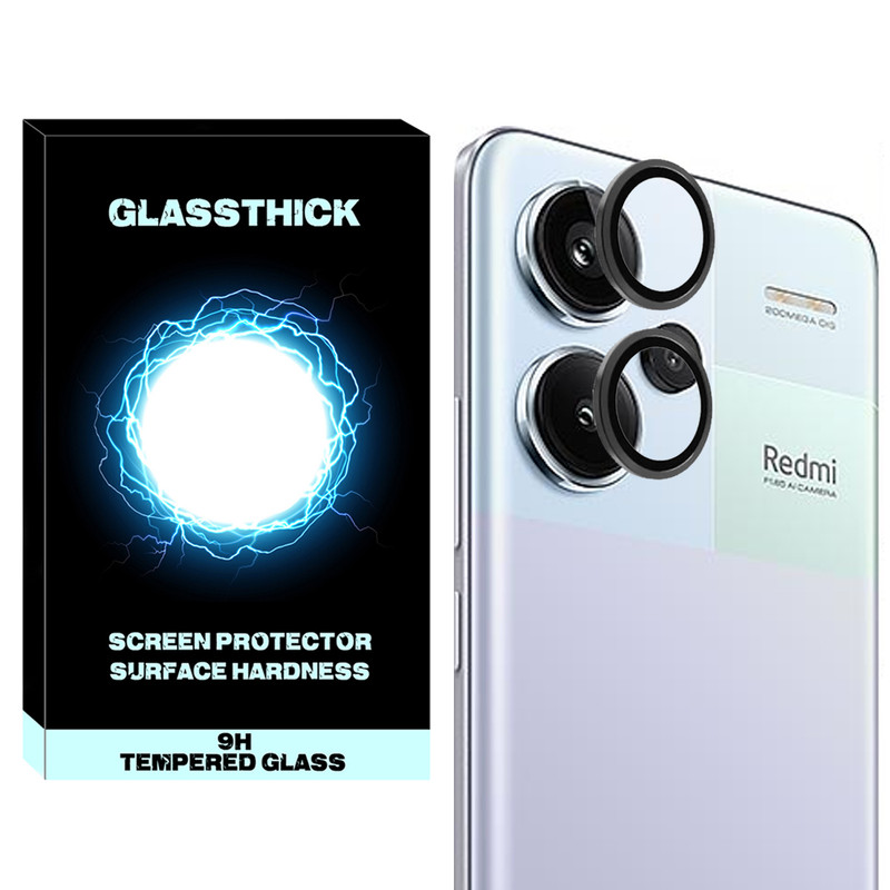 محافظ لنز دوربین گلستیک مدل Ring-Metal-GL مناسب برای گوشی موبایل شیائومی Redmi Note 13 pro plus