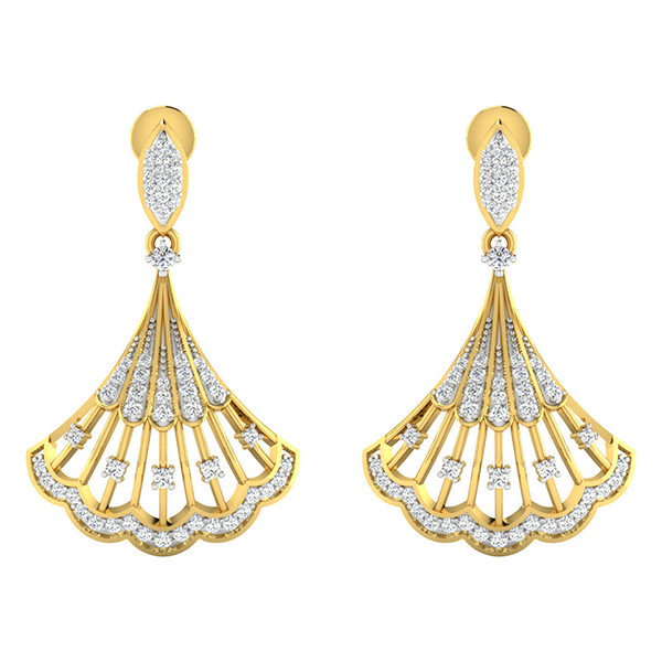 گوشواره نقره زنانه ژابیز کد 074