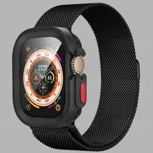 Sprig Milanese Amizze model For Apple Watch Ultra / Ultra 2 49mm with cover