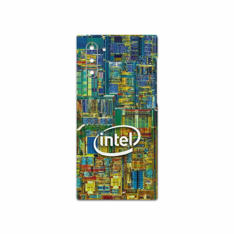 برچسب پوششی ماهوت مدل Intel Brand مناسب برای گوشی موبایل سامسونگ Galaxy Note 10