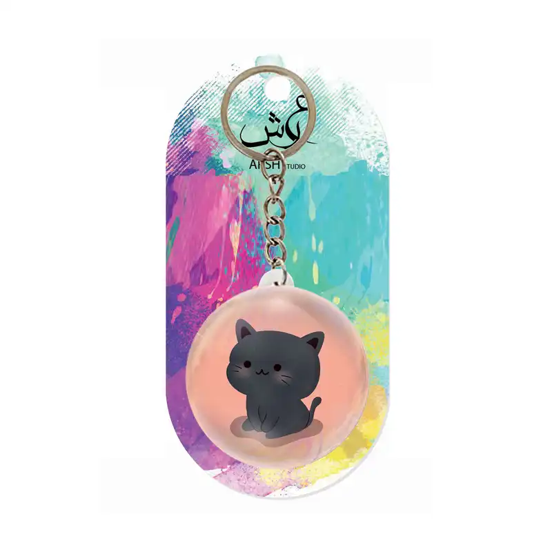 جاکلیدی عرش مدل فانتزی ست گربه کد Asj3805